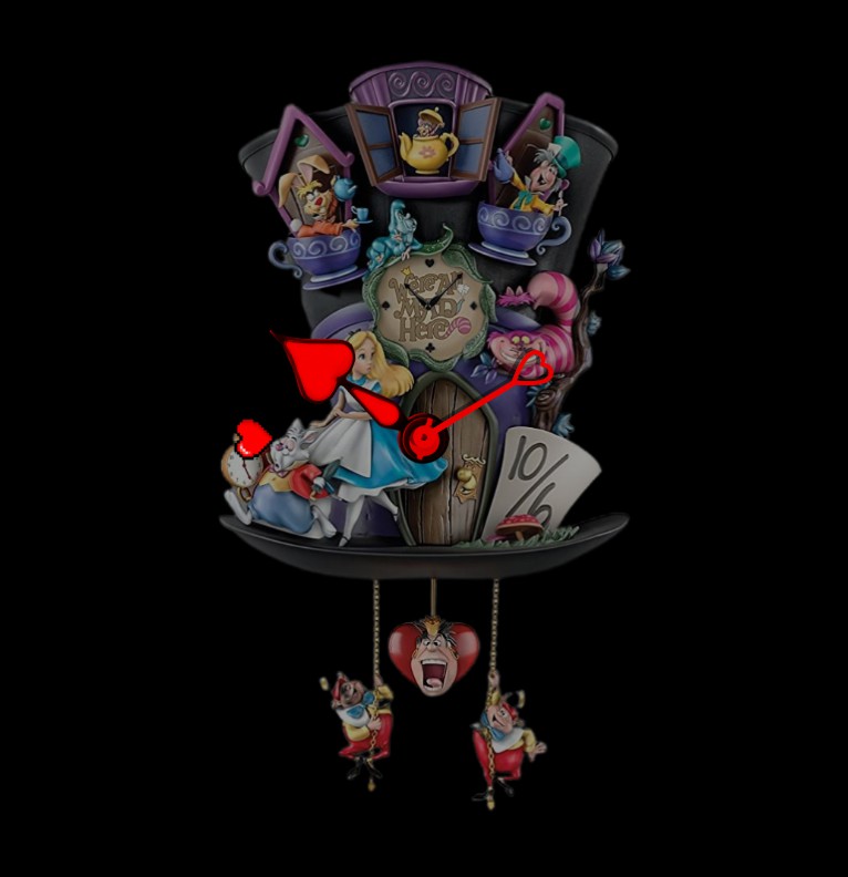Wonderland Clock