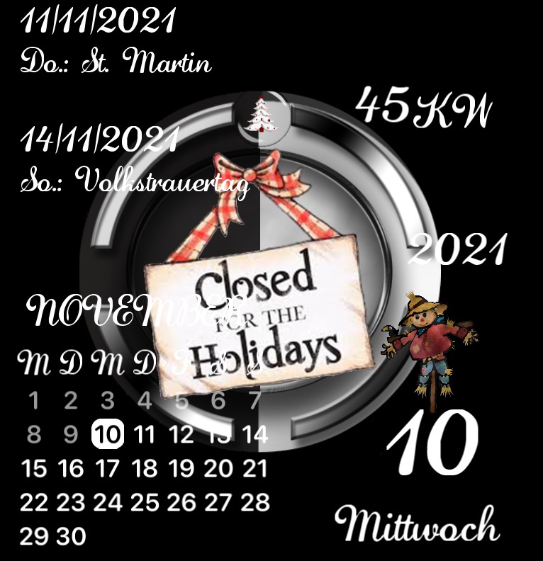 Kalender Thanksgiving 1