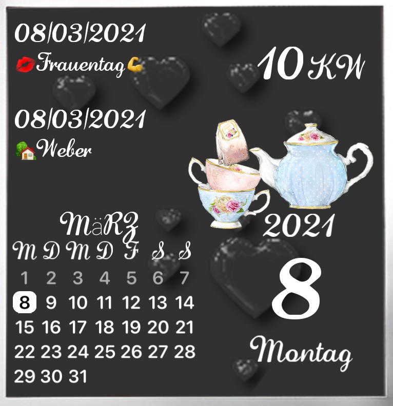 Kalender gross Serie Tea Time