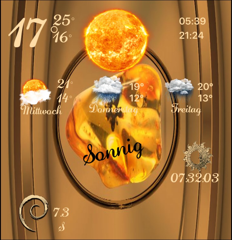 Widget Wetter Bernstein 