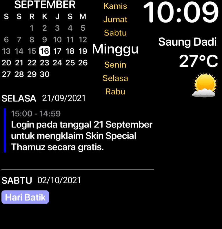 Standart Widget