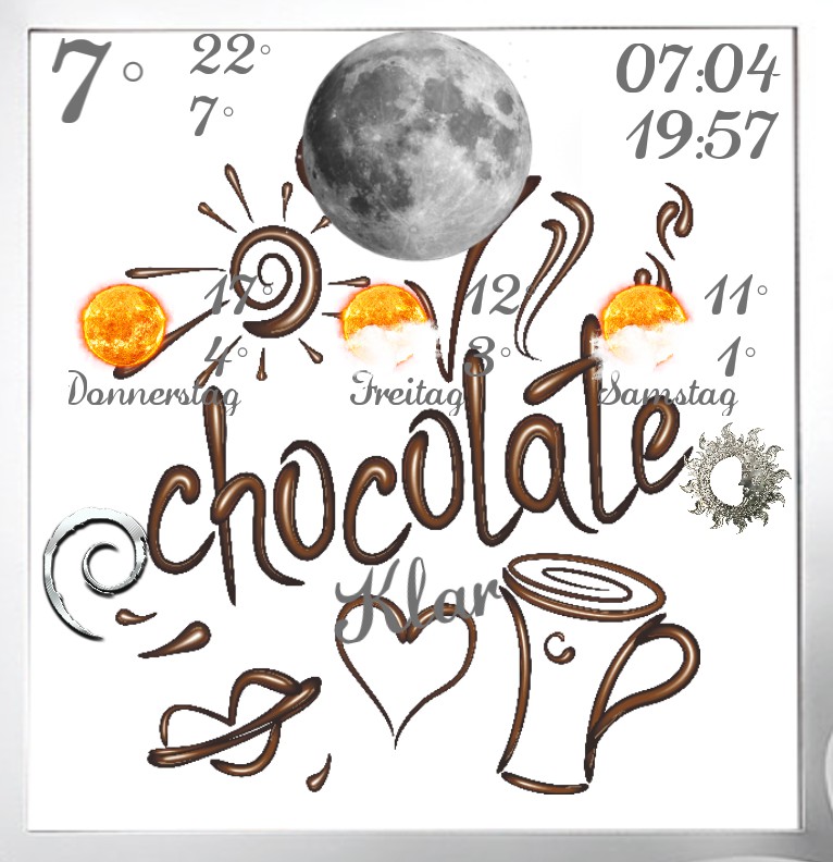 Widget Wetter Chocolate 