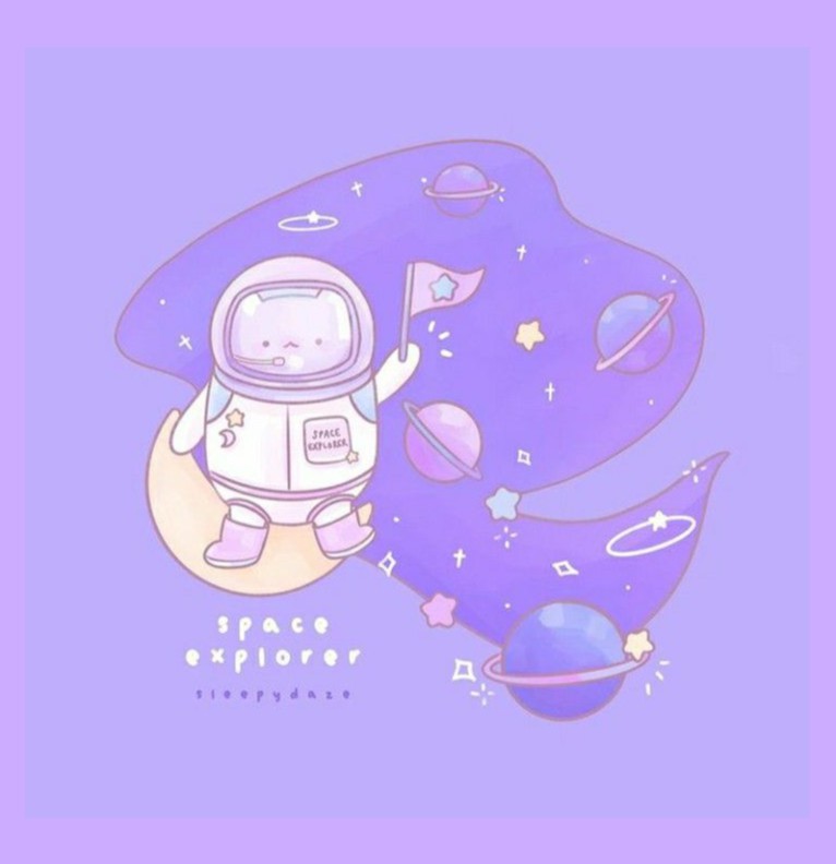 Purple galaxy bear