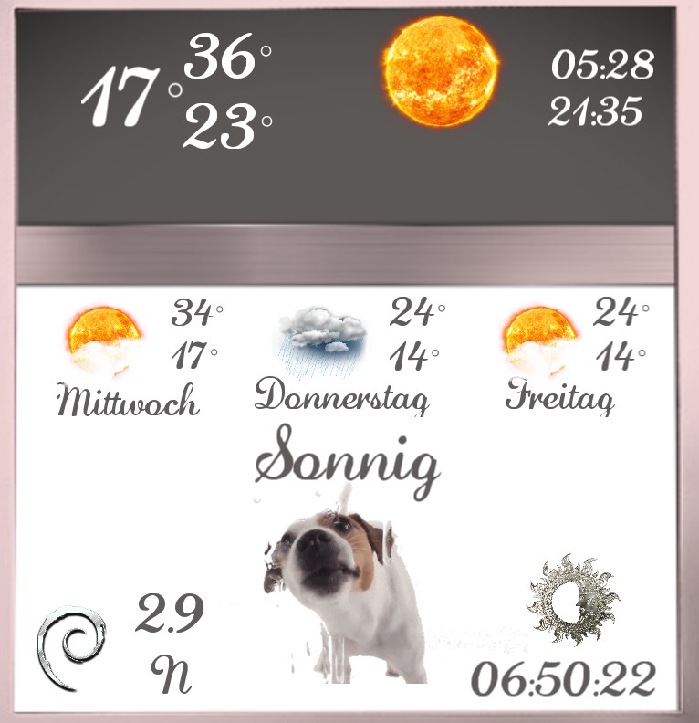Wetter Hund Schlecker Lecker 