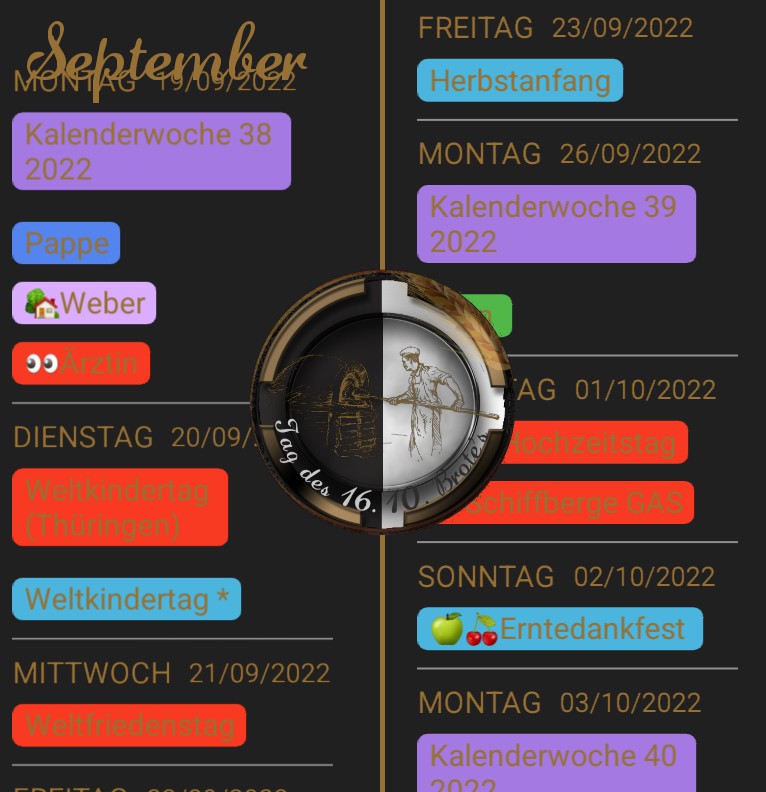  Termine  Tag des Brotes 