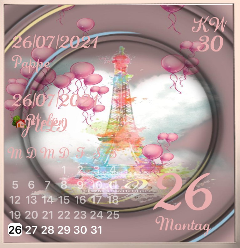 Kalender Love Paris 