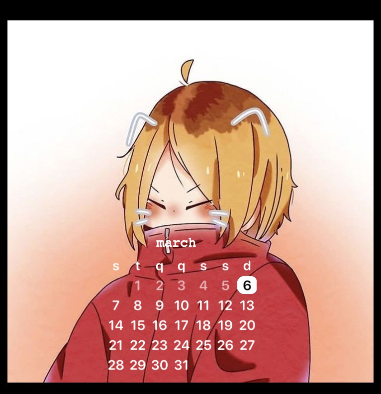 cute calendar 