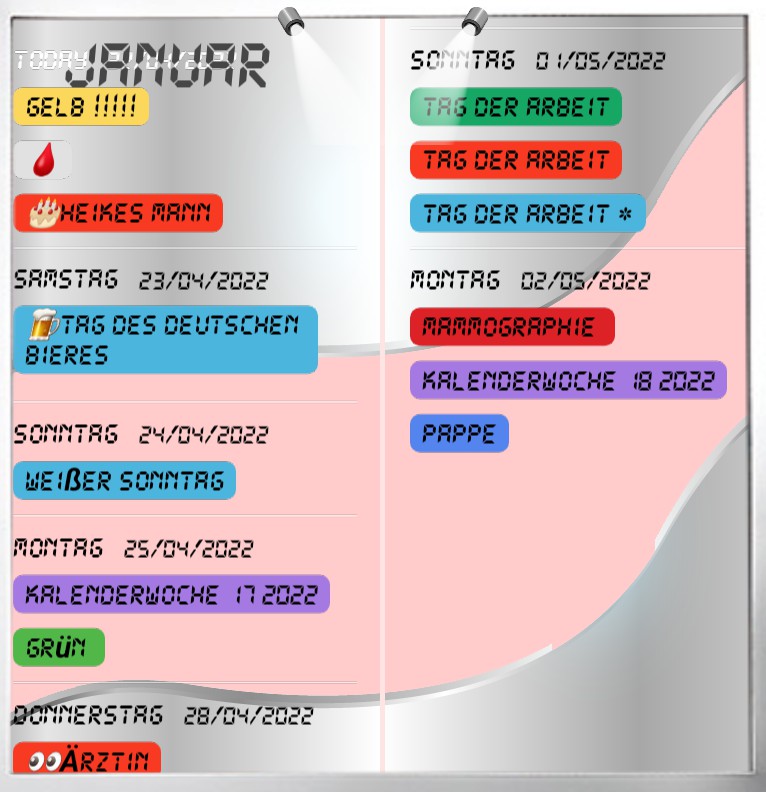 Termine Star Office 