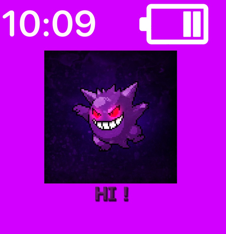 Calender purple pixel