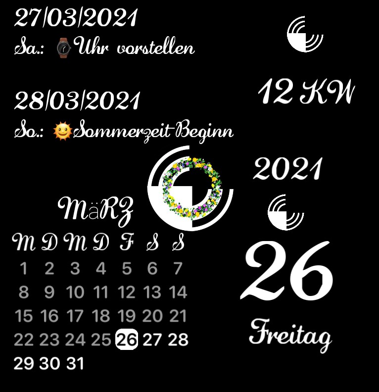 Kalender gross Modern Spring 