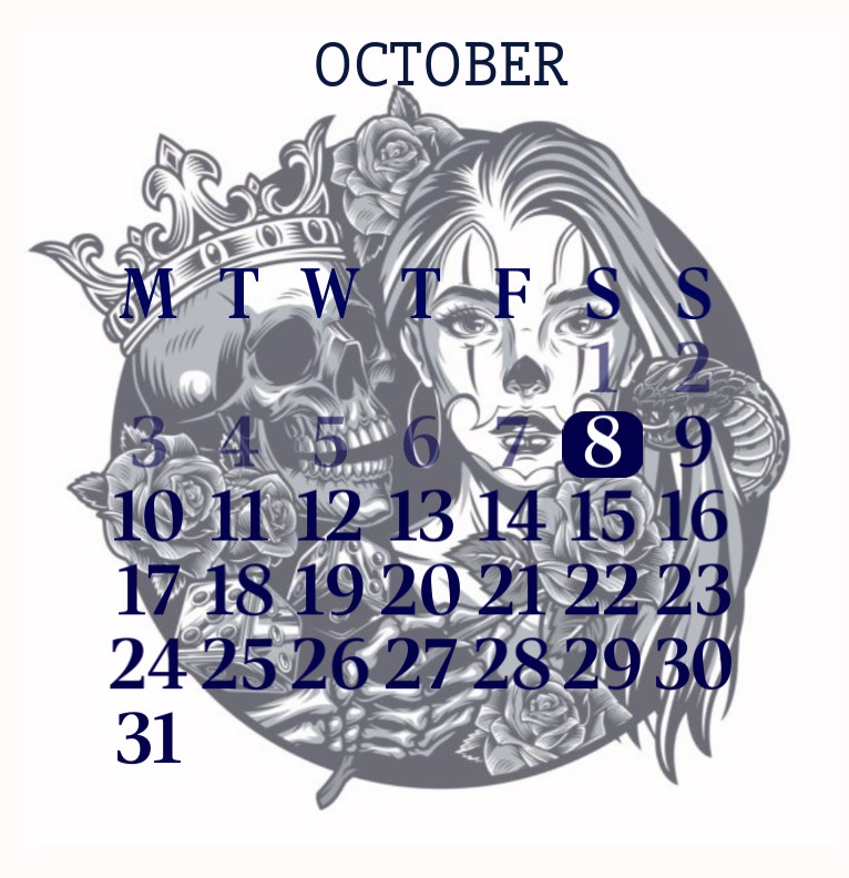 pretty blue widget