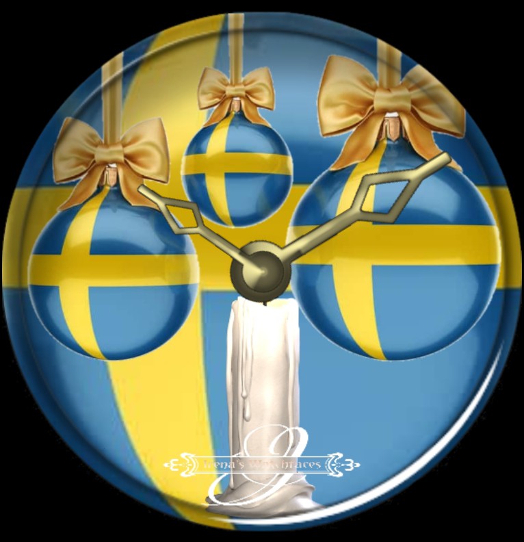 Clock Sweden Christmas 
