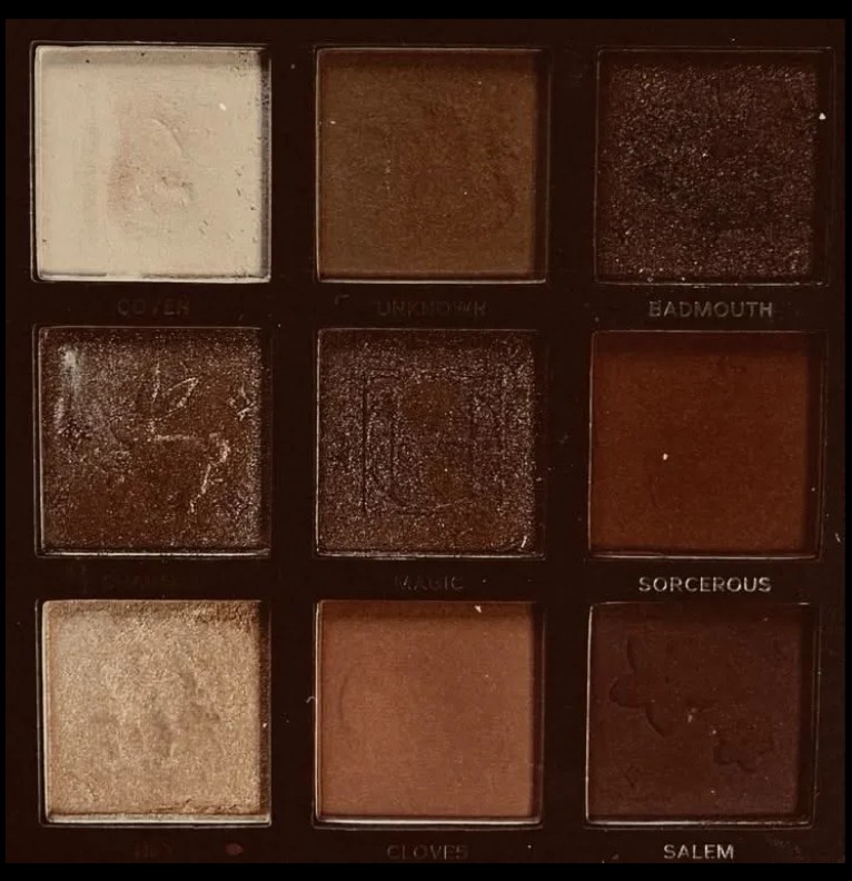 brown makeup pallet