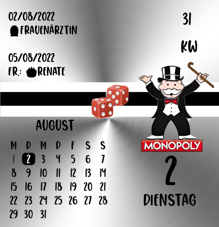 Kalender Monopoly 2