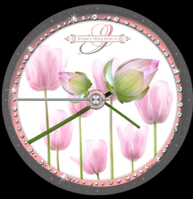 Clock Tulpen Fruehling 