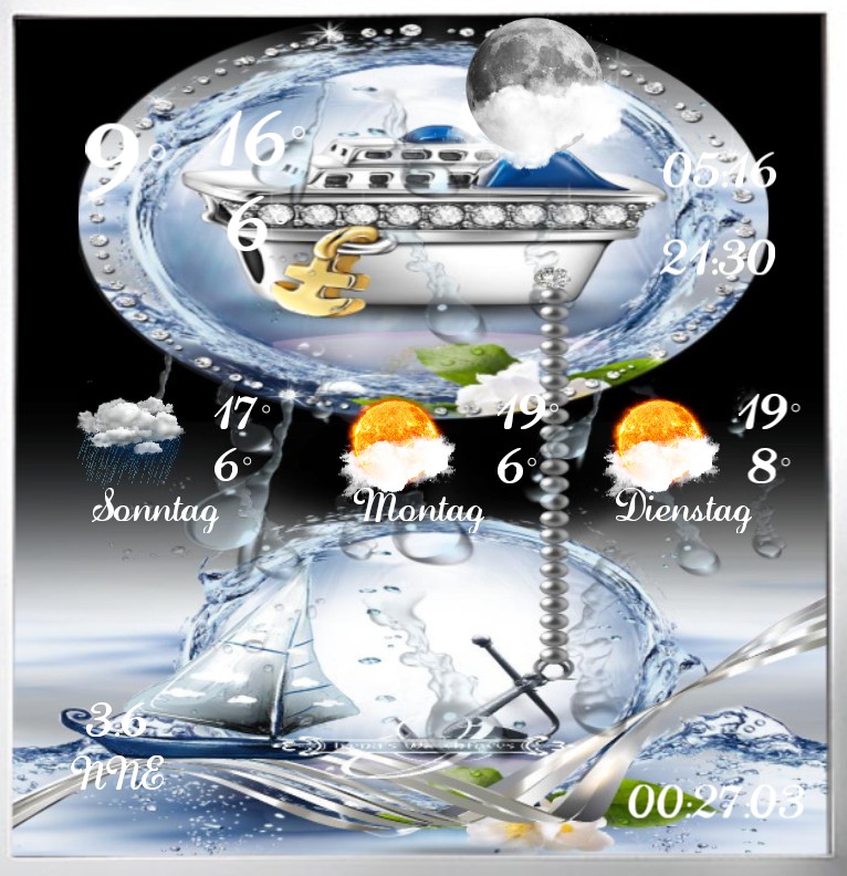 Wetter Diamanten Schiff
