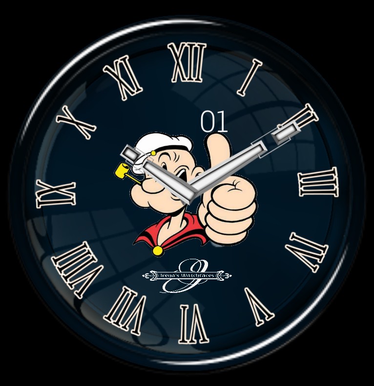 Clock Popeye 