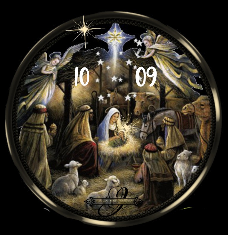 Clock Krippe 