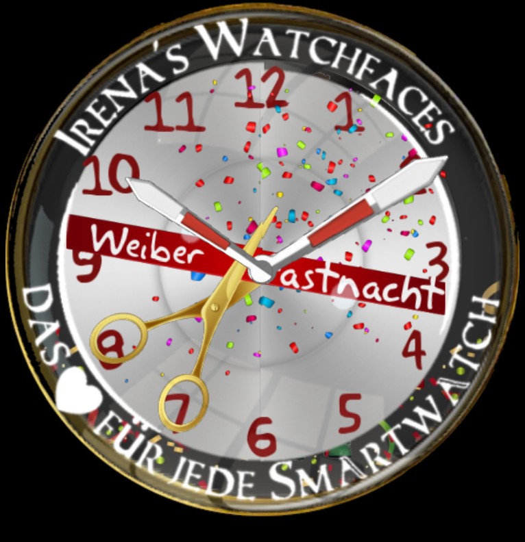 Clock Weiberfastnacht  Copy