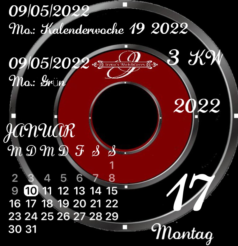 Kalender gross Privat 1 Red