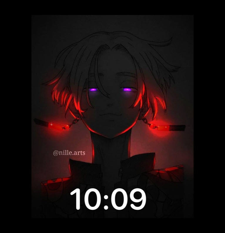 glow red