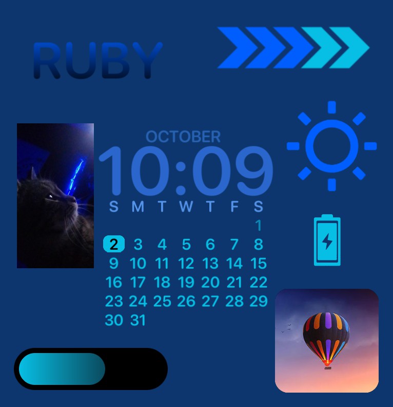 blue