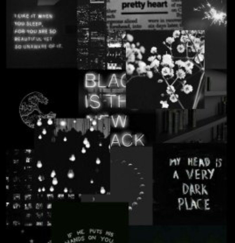 baddie black collage