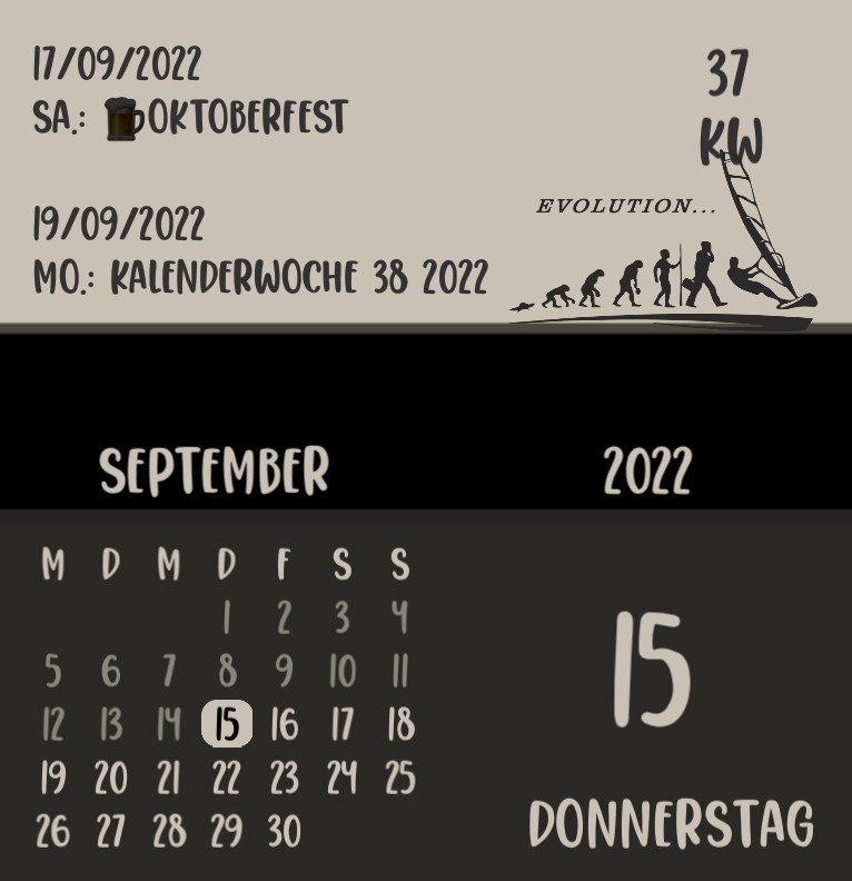 Kalender Surfer Evolution 