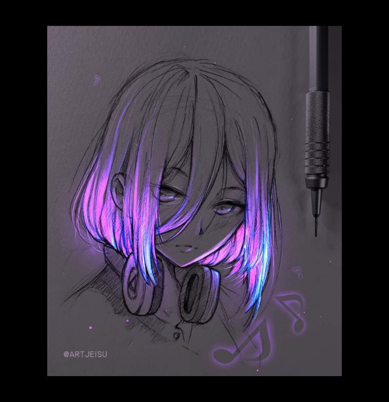Glow Art Anime
