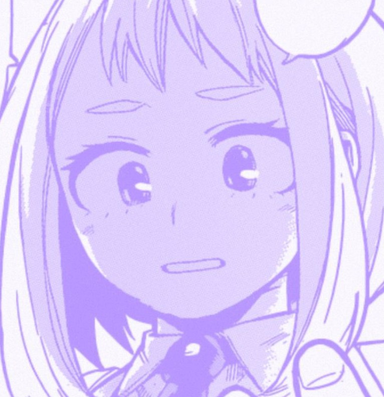 purple anime girl