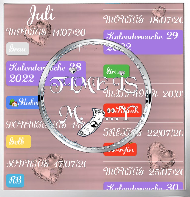  Termine Time is Money Ucolor 