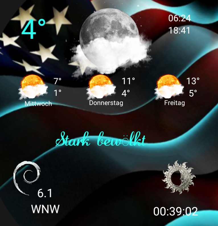 Widget Wetter American 