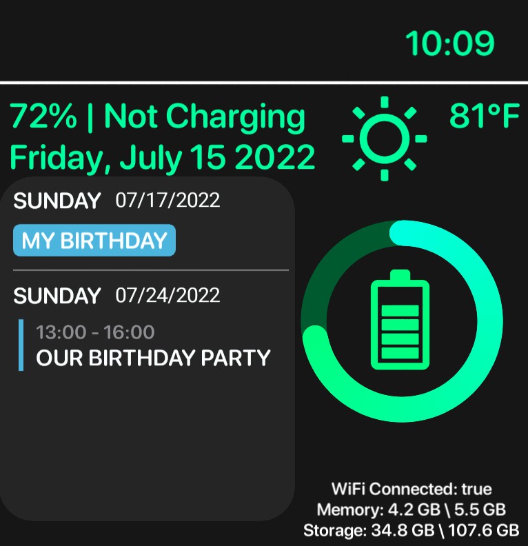 EVERYWIDGET - BLUE-GREEN