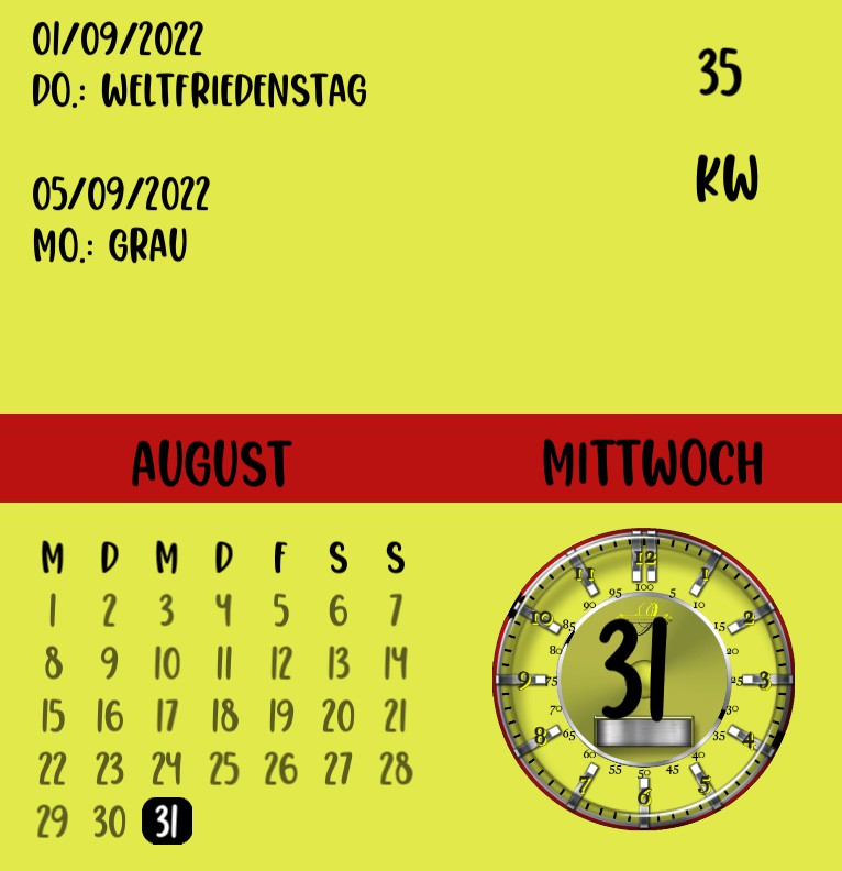 Kalender Lemongras 
