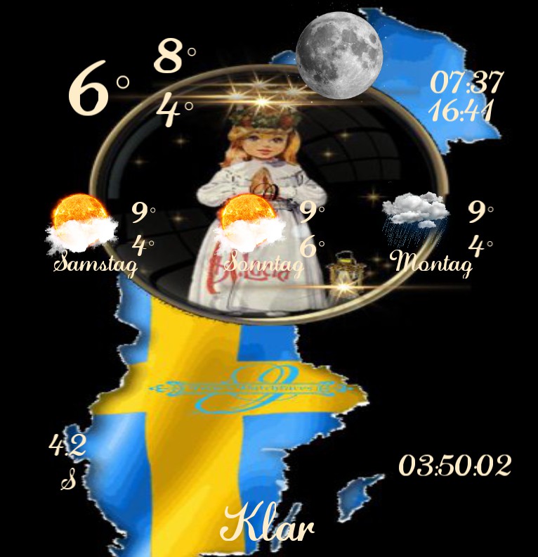 Wetter Luciafest 