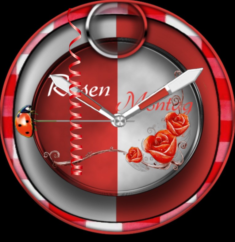 Clock Rosenmontag 