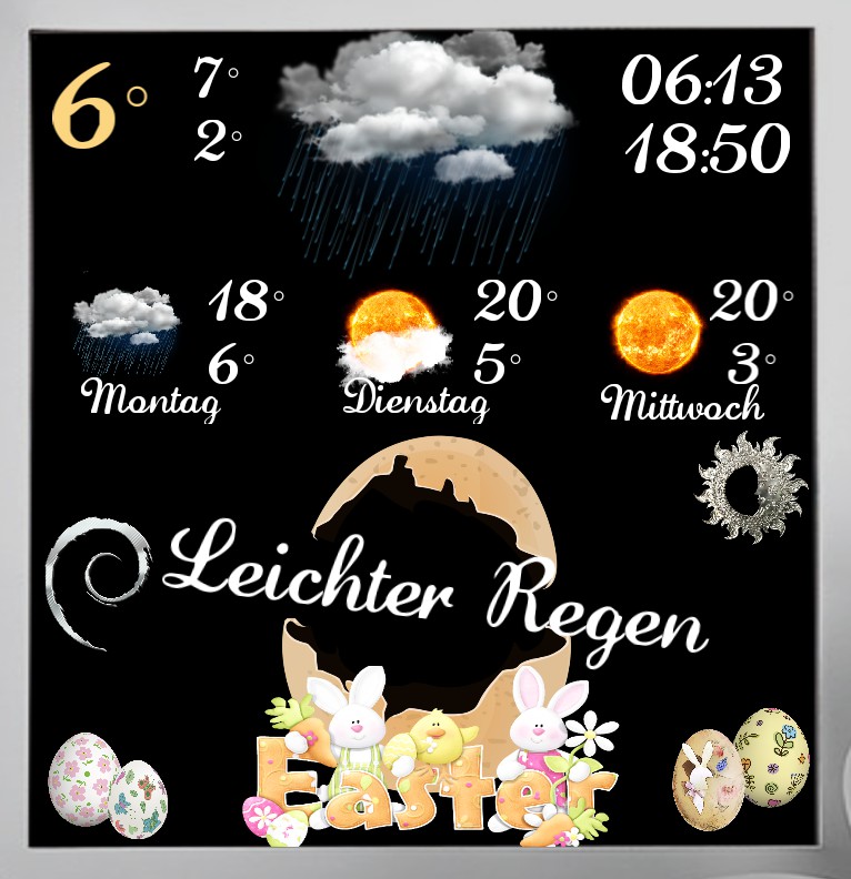 Widget Wetter Easter Natur
