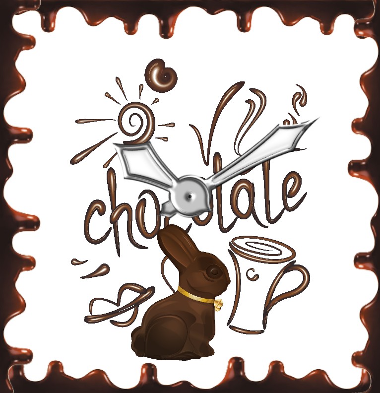 Clock Ostern Schoki