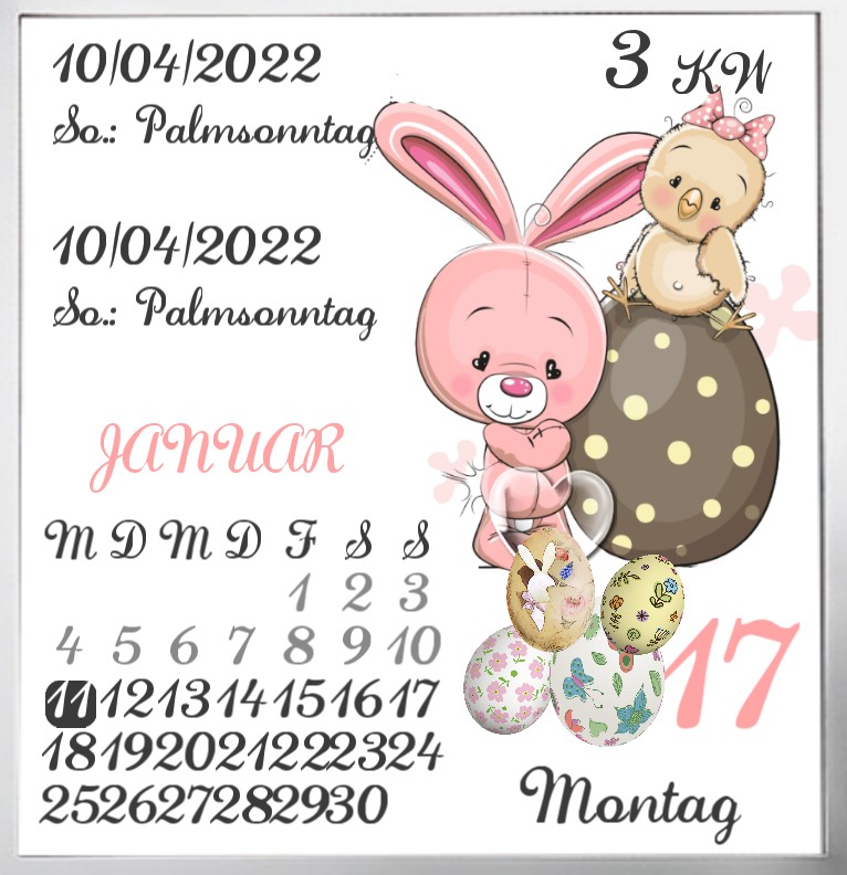 Kalender  Easter  1