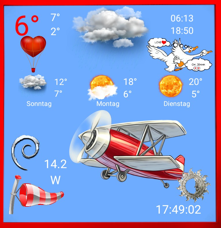 Widget Wetter Loveairline 