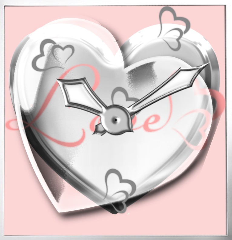 Clock Love my Phone  