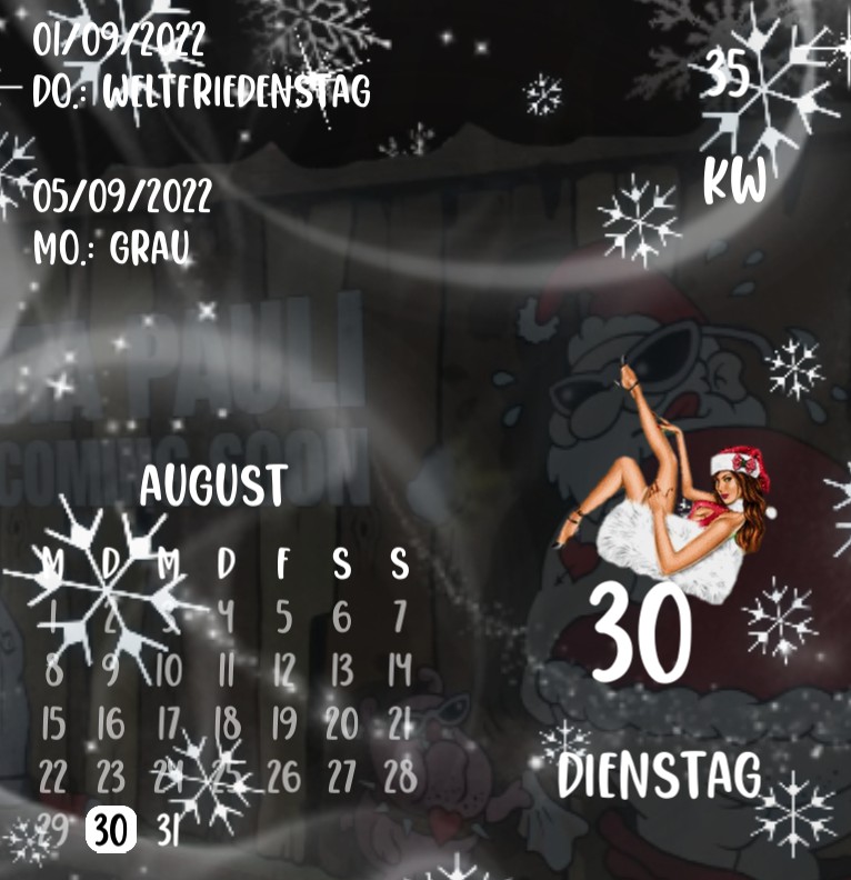 Kalender SantaPauli Nacht 