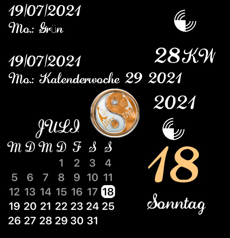 Kalender Sylter Yin  Yang 