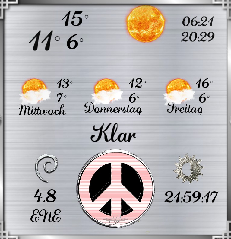 Wetter Peace BlackRosa 