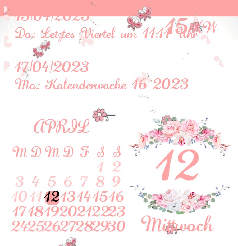 Kalender Fitness Flower 