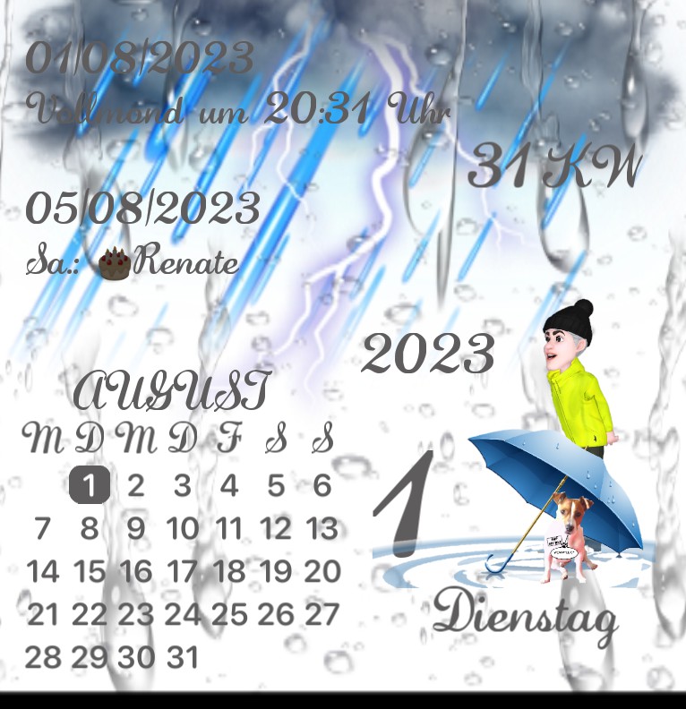 Kalender Emoji Schiettwetter  