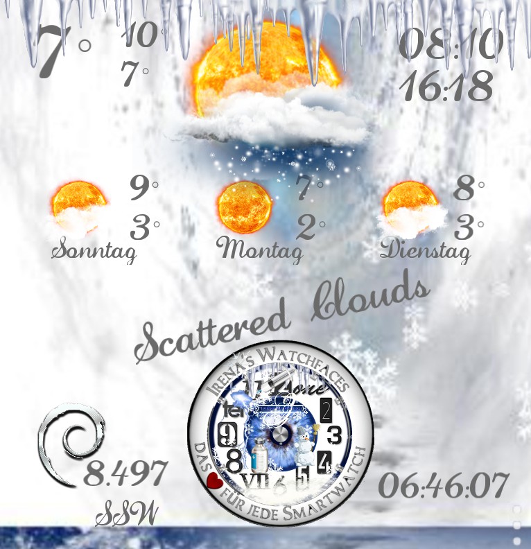 Widget Wetter Signo AMD  Winter