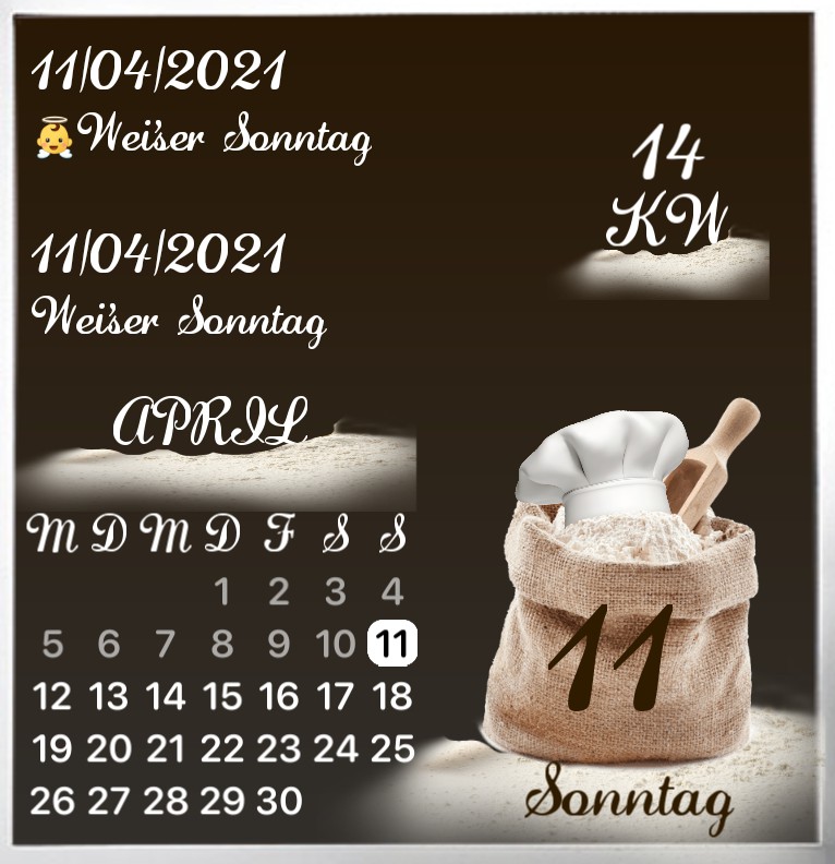 Kalender Mehl Baecker 