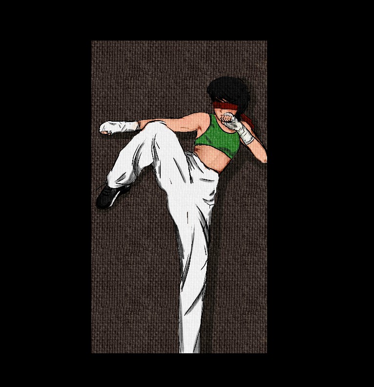 karate girl 
