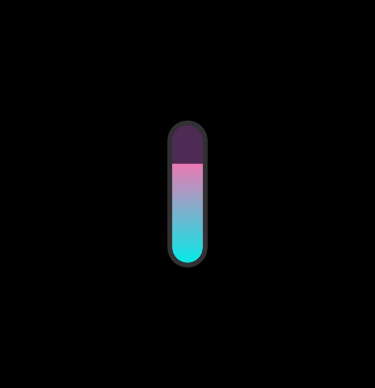 Battery level progress bar